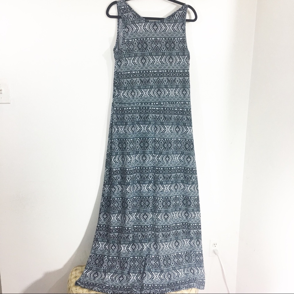 Bluet Black & White Maxi Dress